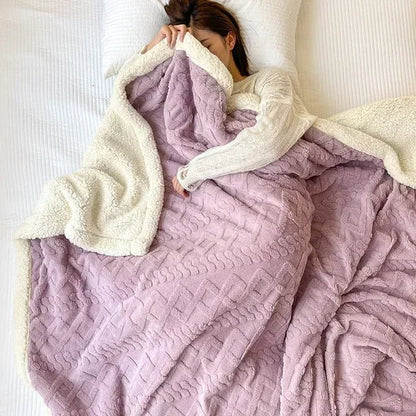 WARMVEL Cozy Wool Blanket