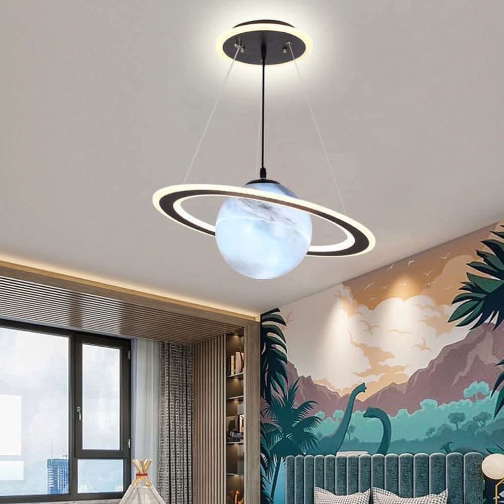 LED Planet Hanging Lamp Imaginative Children's Room