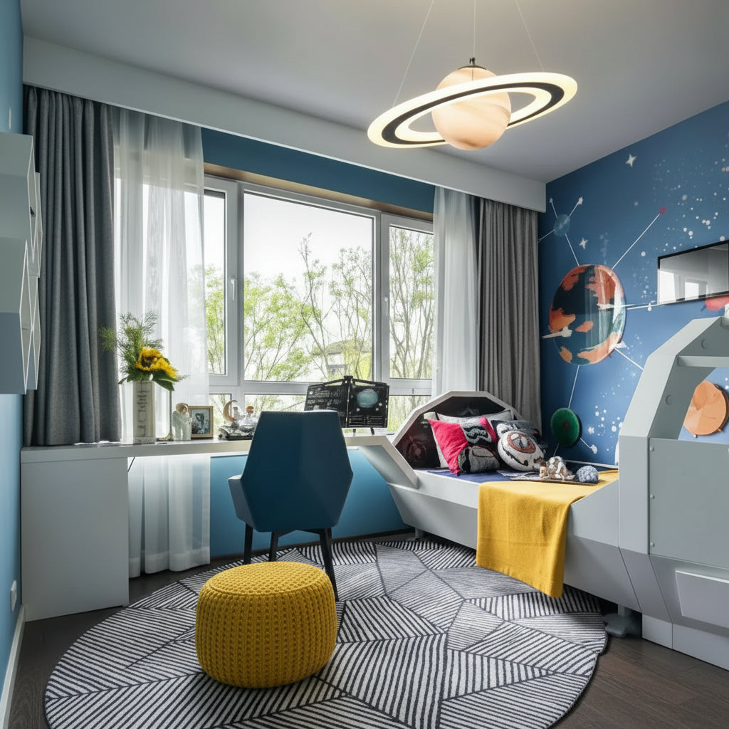 LED Planet Hanging Lamp Imaginative Children's Room