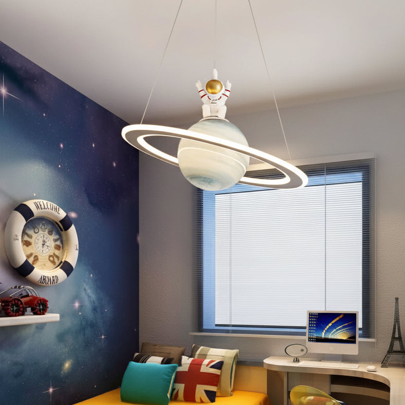 LED Planet Hanging Lamp Imaginative Children's Room