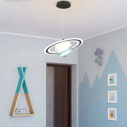 LED Planet Hanging Lamp Imaginative Children's Room