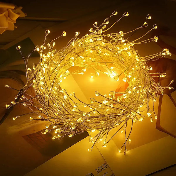 Copper Wire String Lights, 9 M 300 LED IP65 Fairy Lights for Indoor & Outdoor Decor