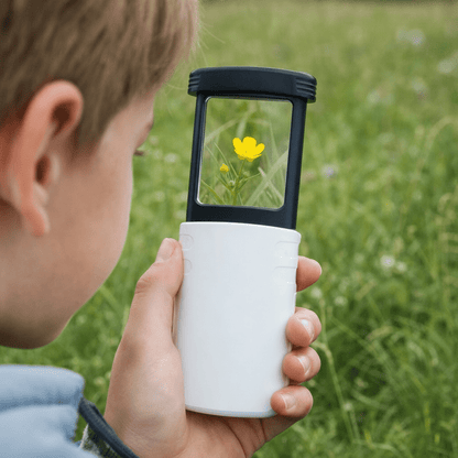 DETAILLESER Foldable 4x LED Pocket Magnifier