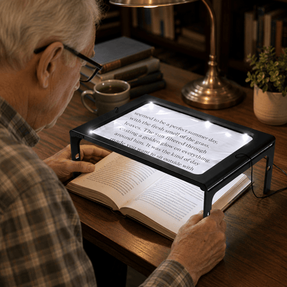 LENSHAVEN Hands-free Reading Magnifier