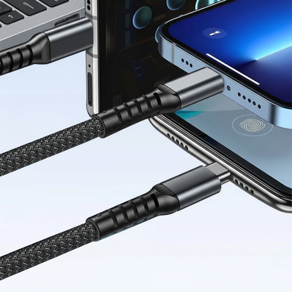 CHARGEGLOW Transparent LED Fast Charging Cable