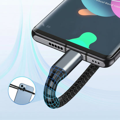 CHARGEGLOW Transparent LED Fast Charging Cable