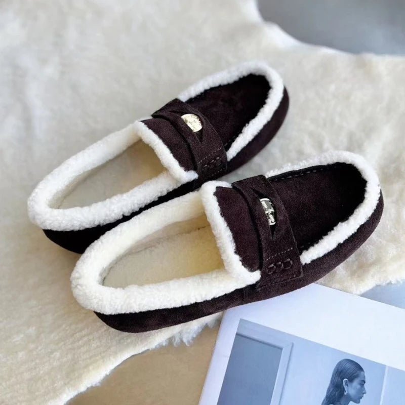 WARMTOE Classic Women's Suede Loafers