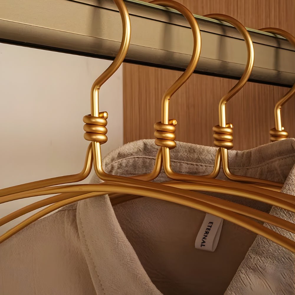 WARDÉX Wide Aluminum Clothes Hanger Set