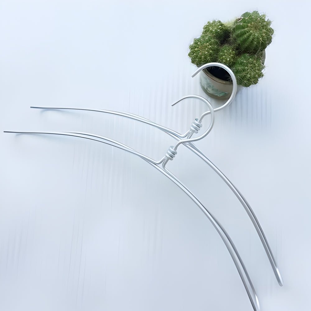 WARDÉX Wide Aluminum Clothes Hanger Set