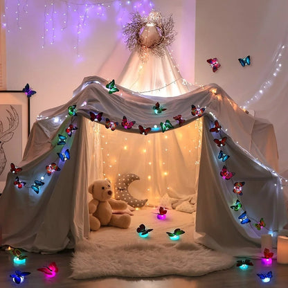 MAGICFLUTTER 3D LED Butterfly Wall Sticker