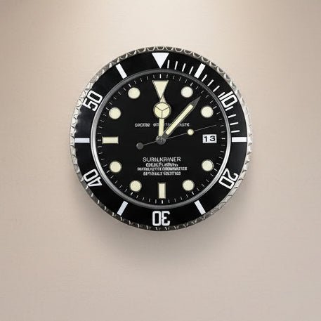 Meravis LumiCore Wall Clock Stainless Steel