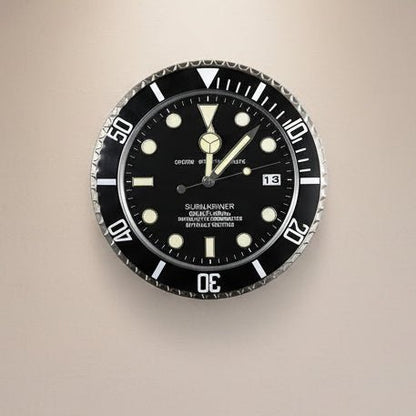 Meravis LumiCore Wall Clock Stainless Steel