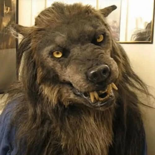 MOONHOWL Realistic Werewolf Mask