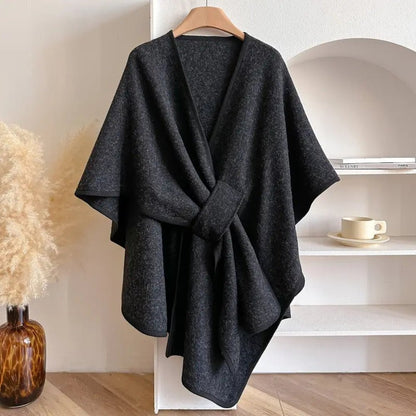 WINDWRAP Luxurious Poncho-scarf-coat