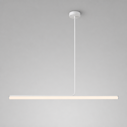 Minimalist Metal LED Long Tube Pendant Light
