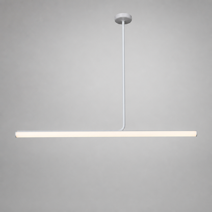 Minimalist Metal LED Long Tube Pendant Light