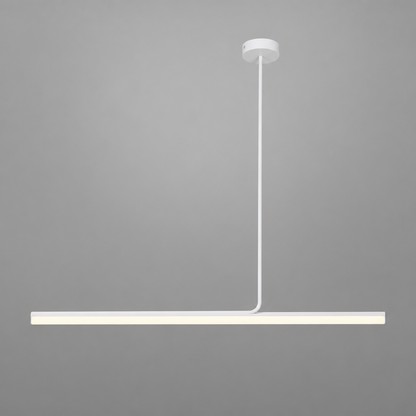 Minimalist Metal LED Long Tube Pendant Light