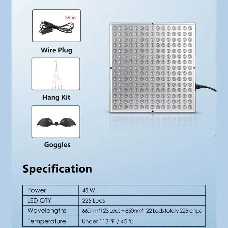 INFRAGLOW PANEL Infrared Light Wellness