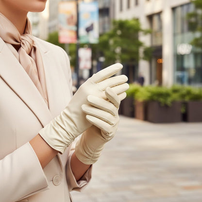 LUXLEATHER Women's Leather Gloves Lined