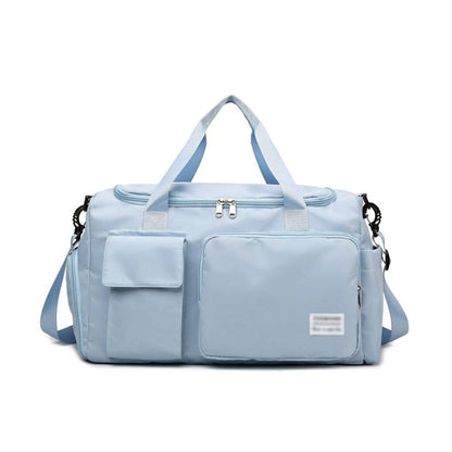 Sports Duffle Travel Bag with Shoe Compartment
