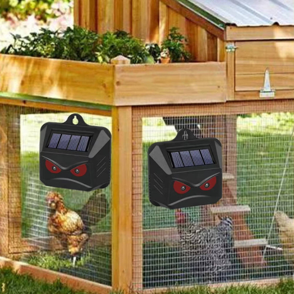 ECOREPEL Solar Ultrasonic Animal Repellent Set