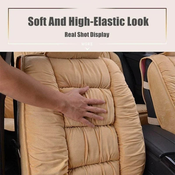 Car Seat Cover, Plush Foam Universal Fit Seat Cushion for Comfortable Long Drives
