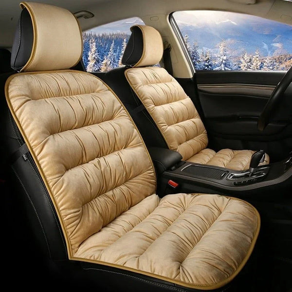Car Seat Cover, Plush Foam Universal Fit Seat Cushion for Comfortable Long Drives