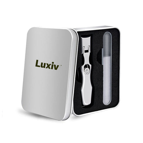 Toenail Clippers for Thick Nails, Wide Jaw Carbon Steel Nail Clipper with Nail Catcher for Seniors