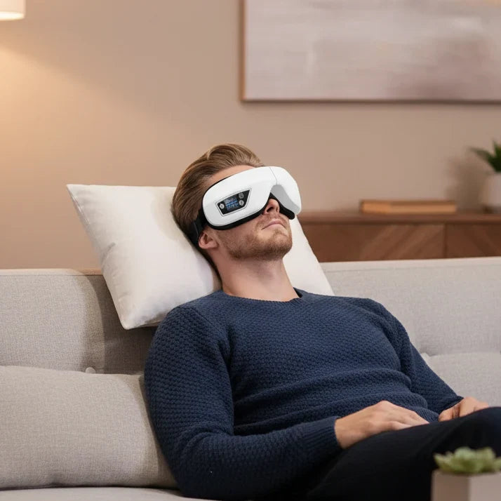 Eyeglow Smart 6D eye massager Air Pressure image with text 3