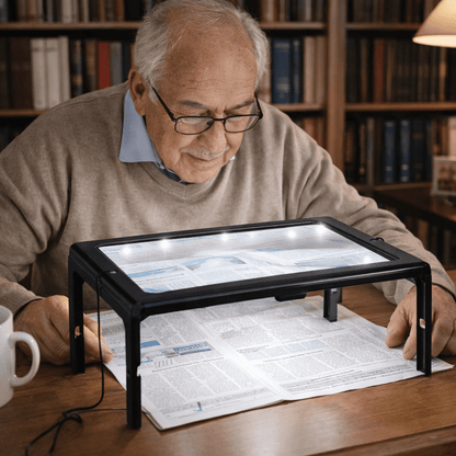 TEXTDESK Foldable 3x Table Magnifier