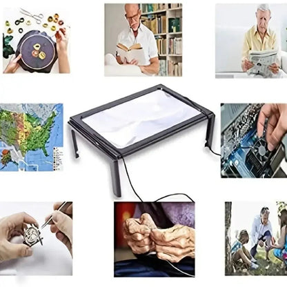 TEXTDESK Foldable 3x Table Magnifier