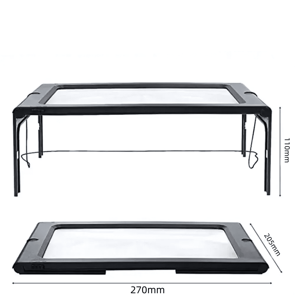 TEXTDESK Foldable 3x Table Magnifier