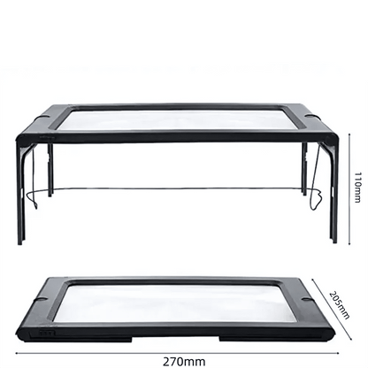 TEXTDESK Foldable 3x Table Magnifier