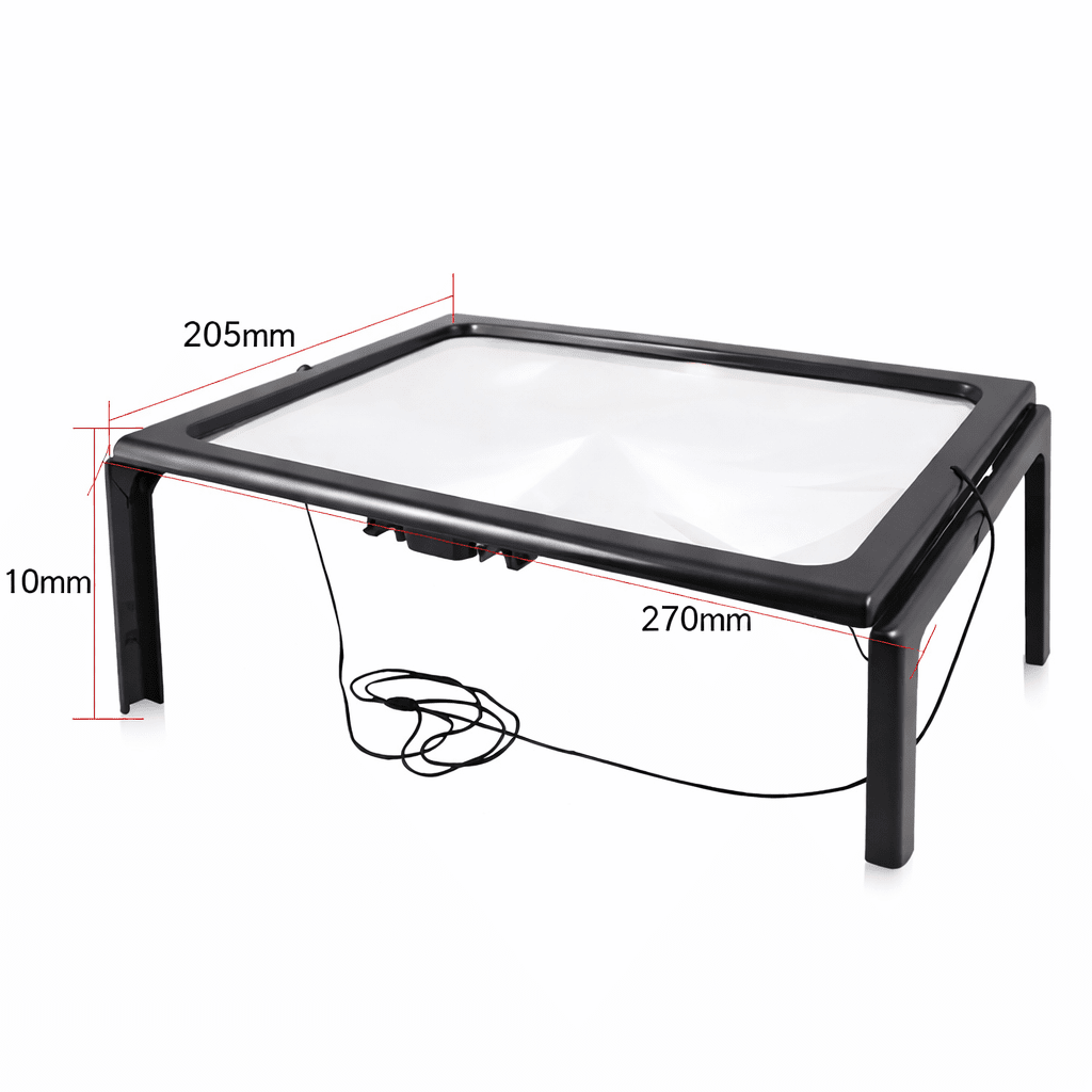 TEXTDESK Foldable 3x Table Magnifier