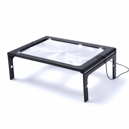 TEXTDESK Foldable 3x Table Magnifier
