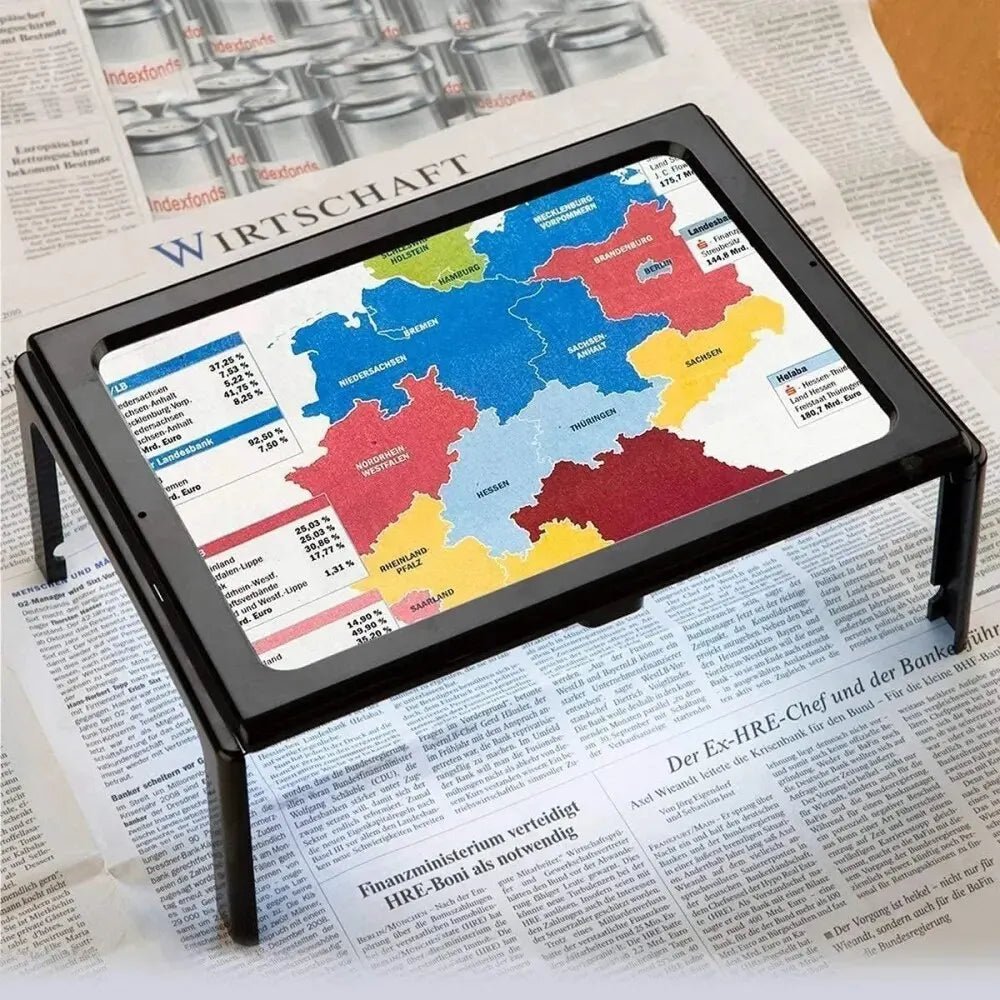 TEXTDESK Foldable 3x Table Magnifier