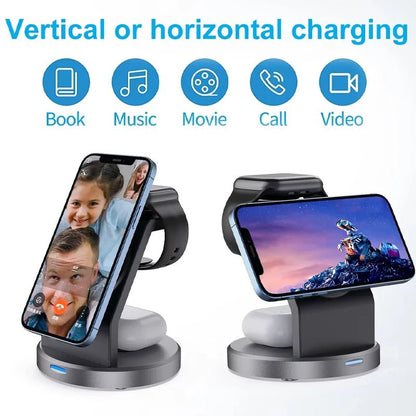 TRIMAGDOCK 3-in-1 Magnetic Charging Station
