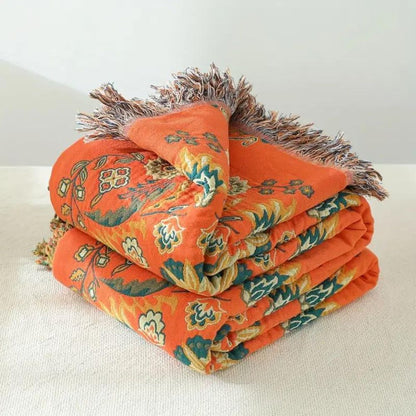 FLIPWARM Double-sided Marigold Blanket