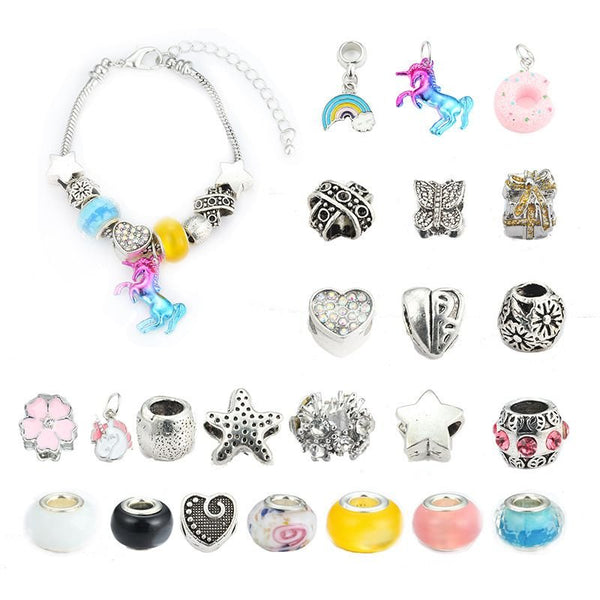 Bracelet Advent Calendar DIY 24 Day, Christmas Jewelry Advent Calendar for Girls, Kids Christmas Countdown