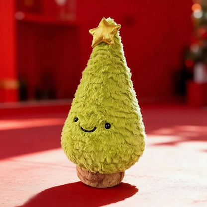 FESTIVETREE Cute Plush Christmas Tree Figurine