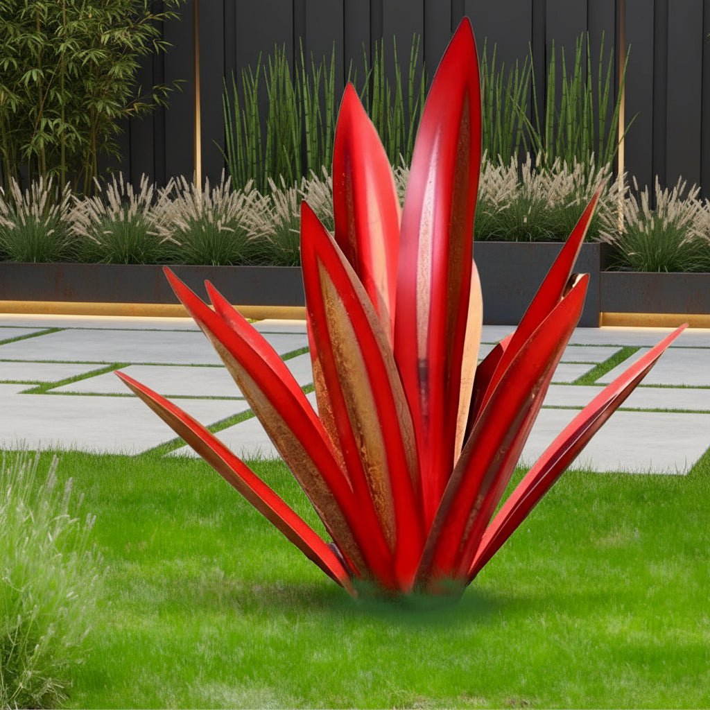 METALFLORA Lively Agave Sculpture