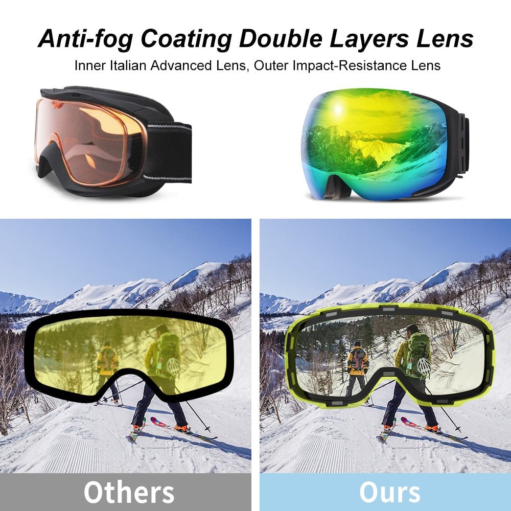 MIRRORMAX SHIFT Magnetic Premium Ski Goggles