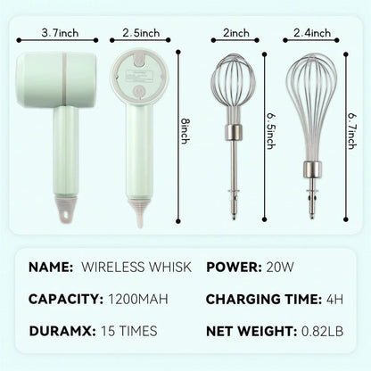 PURE MIX Wireless Mini Hand Mixer