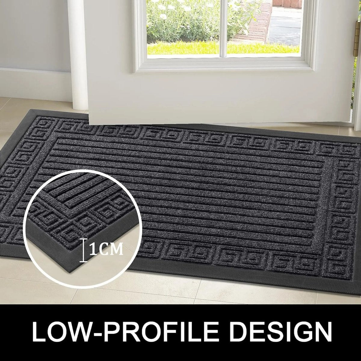 MUDCONTROL Non-slip Rubber Door Mat