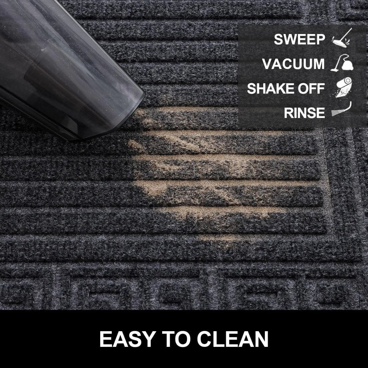 MUDCONTROL Non-slip Rubber Door Mat