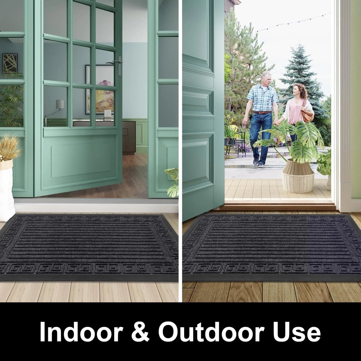 MUDCONTROL Non-slip Rubber Door Mat