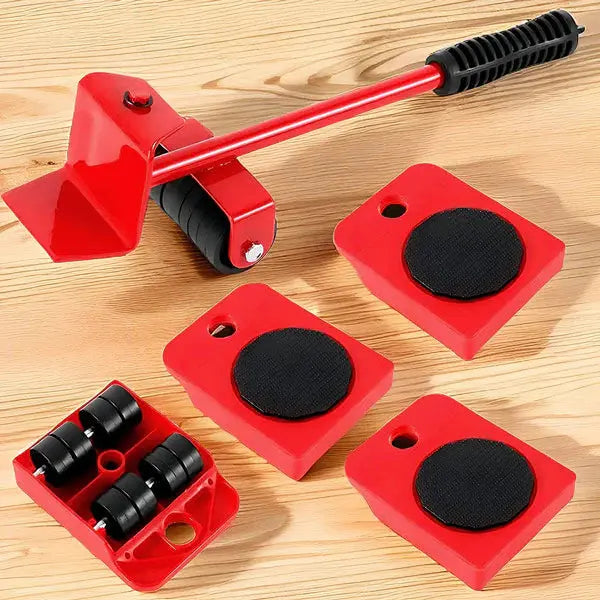 Furniture Lifter Set, Heavy Duty Furniture Mover with 4 Sliders for Sofas, Beds & Cabinets