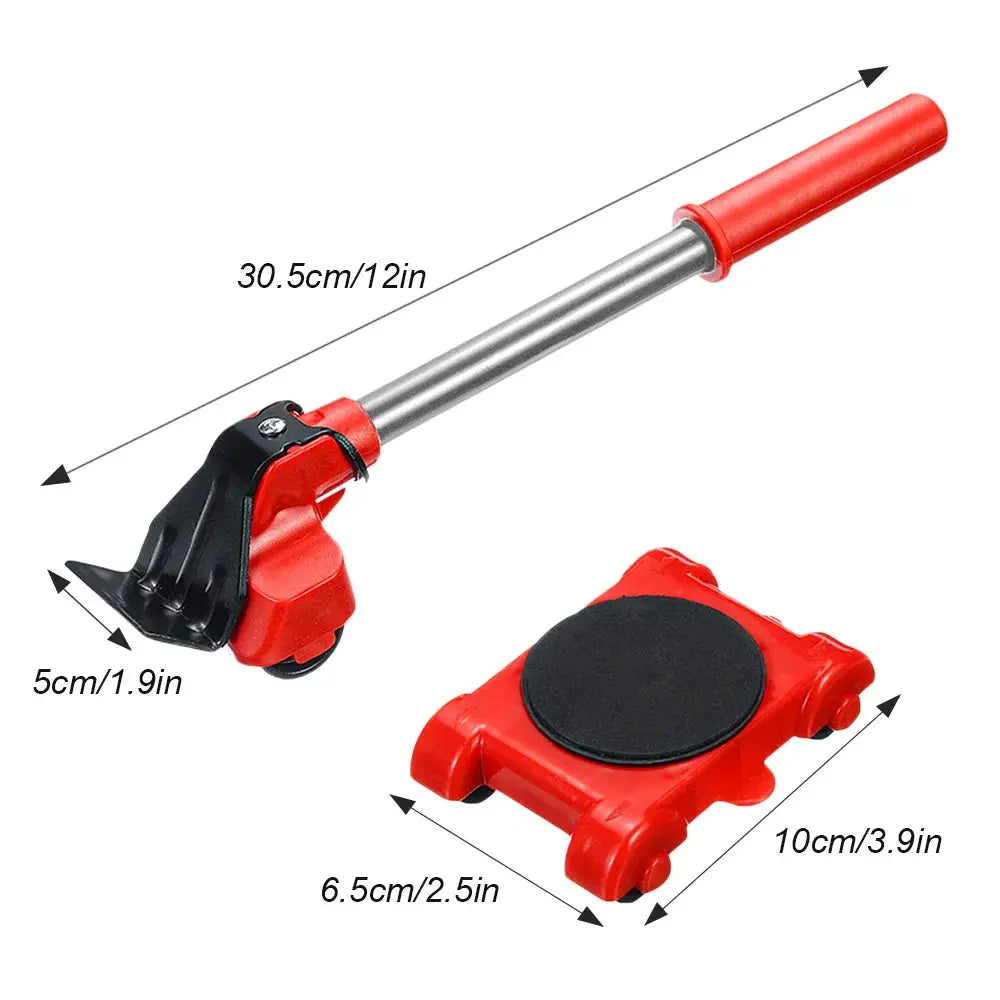 Heavy-Duty Furniture Lifter Set, Back-Friendly