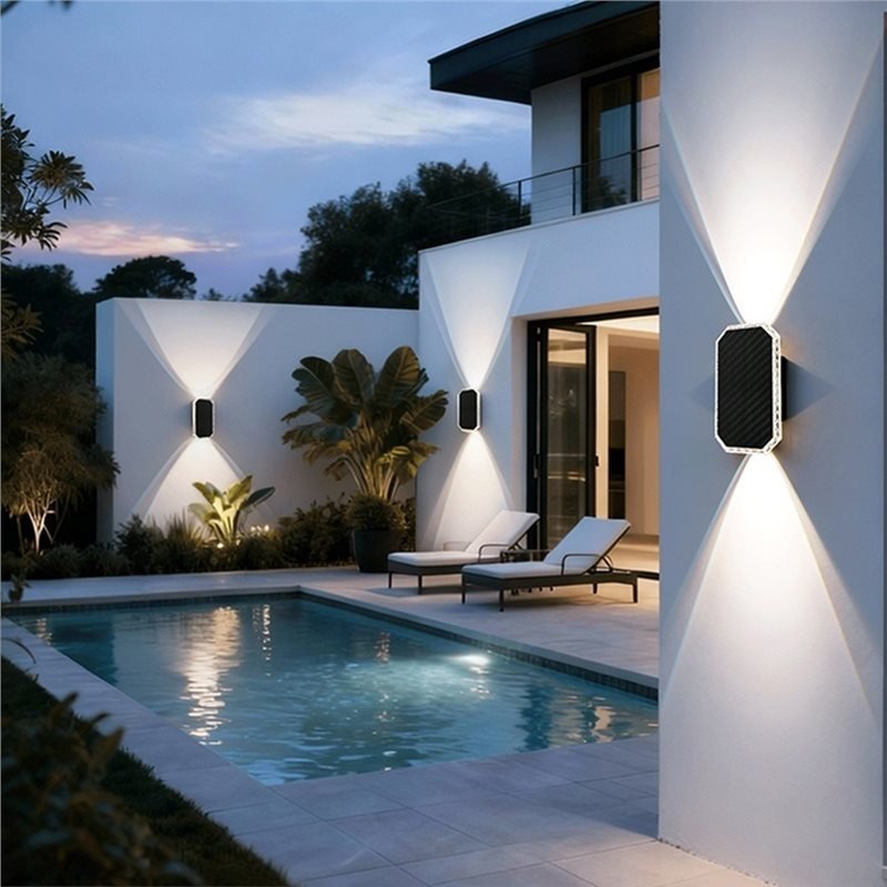 LUXSOLIS Solar Fence Lights