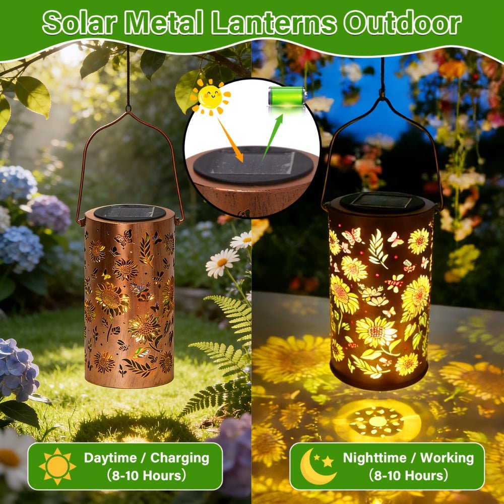 RADIORA Atmospheric Solar Garden Lantern